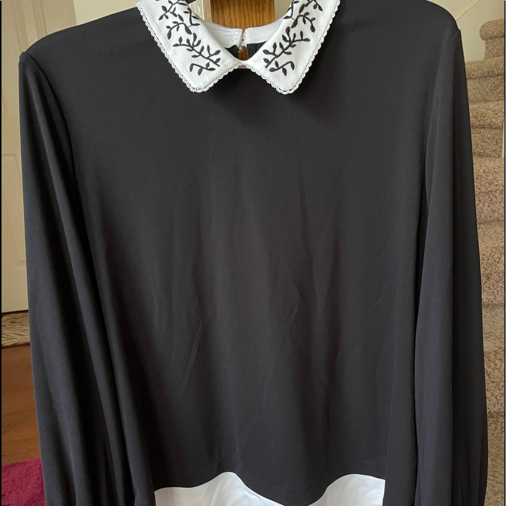 Karl Lagerfeld gorgeous black blouse